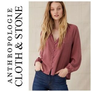 EUC Anthropologie Cloth & Stone Blouse